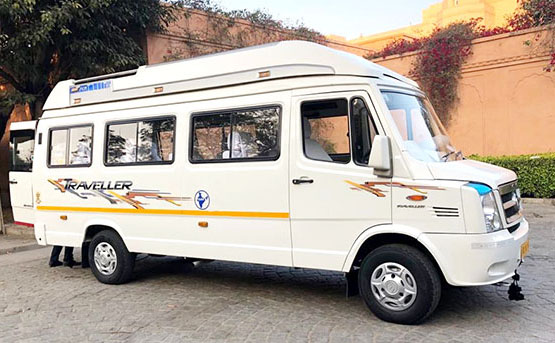 9 seater Tempo on rent